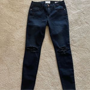 Frame denim jeans sz30 indigo wash. Skinny fit